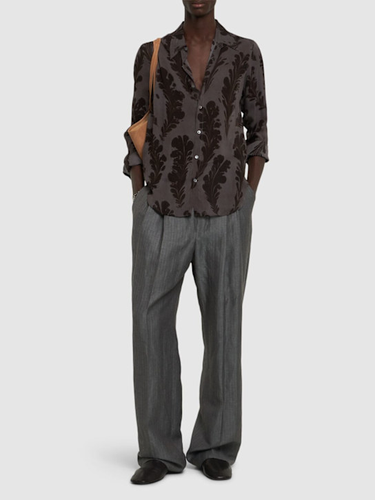 LuisaViaRoma Dries Van NotenCamicia Celdon Con Stampa