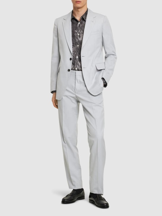 LuisaViaRoma Dries Van NotenCompleto Monopetto Kraan In Cotone