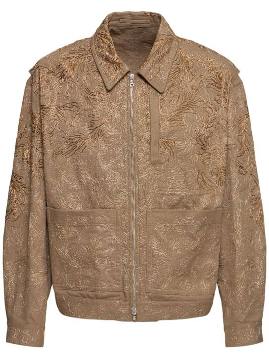 LuisaViaRoma Dries Van NotenGiacca loose fit Veper con zip