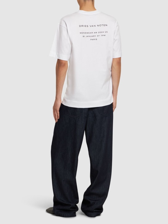 LuisaViaRoma Dries Van NotenT-shirt In Jersey Di Cotone Stampato