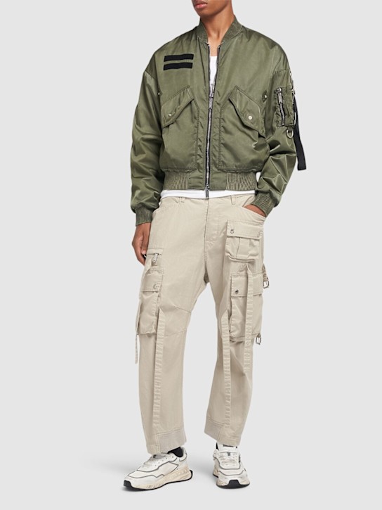 LuisaViaRoma Dsquared2Bomber Military Tinto In Capo