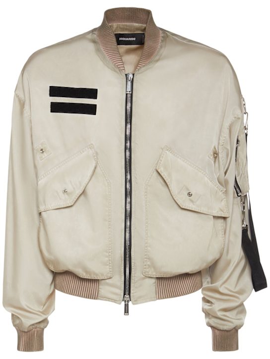 LuisaViaRoma Dsquared2Bomber military tinto in capo