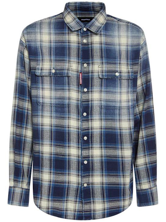 LuisaViaRoma Dsquared2Camicia D2 in cotone a quadri