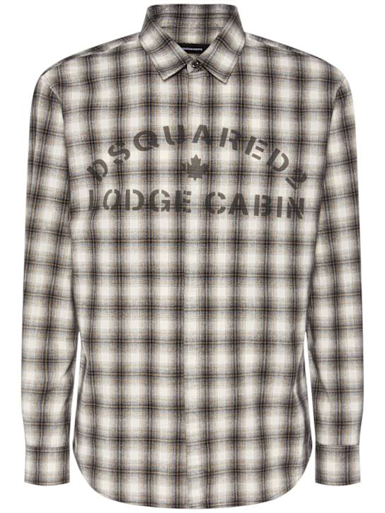 LuisaViaRoma Dsquared2Camicia Dsquared2 in cotone stampato