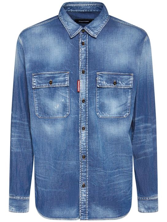 LuisaViaRoma Dsquared2Camicia Worker in cotone stretch