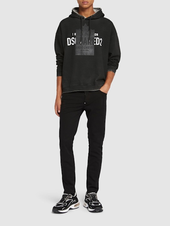 LuisaViaRoma Dsquared2Felpa Relaxed Fit Con Cappuccio