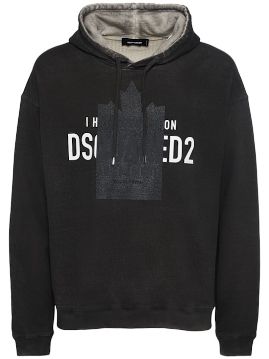 LuisaViaRoma Dsquared2Felpa relaxed fit con cappuccio