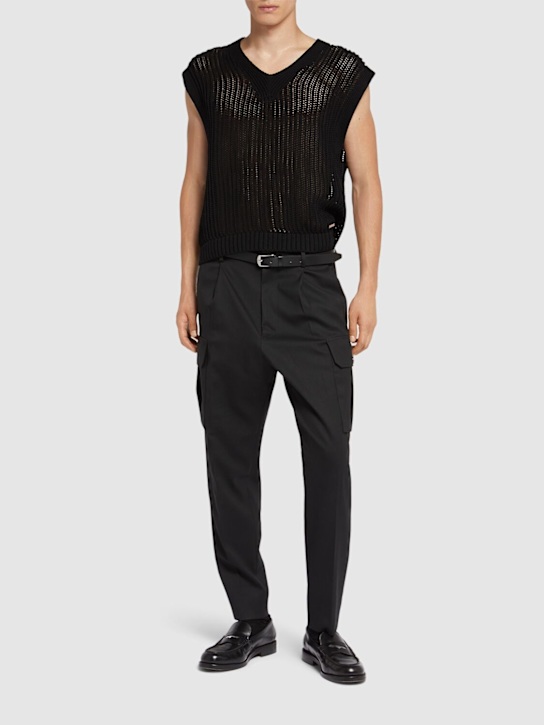 LuisaViaRoma Dsquared2Gilet In Maglia Di Cotone Con Scollo A V