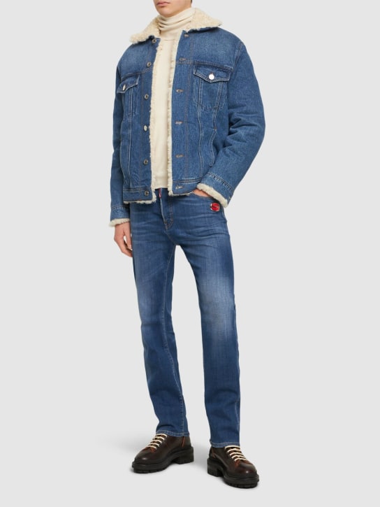 LuisaViaRoma Dsquared2Jeans 642 In Denim Di Cotone Stretch