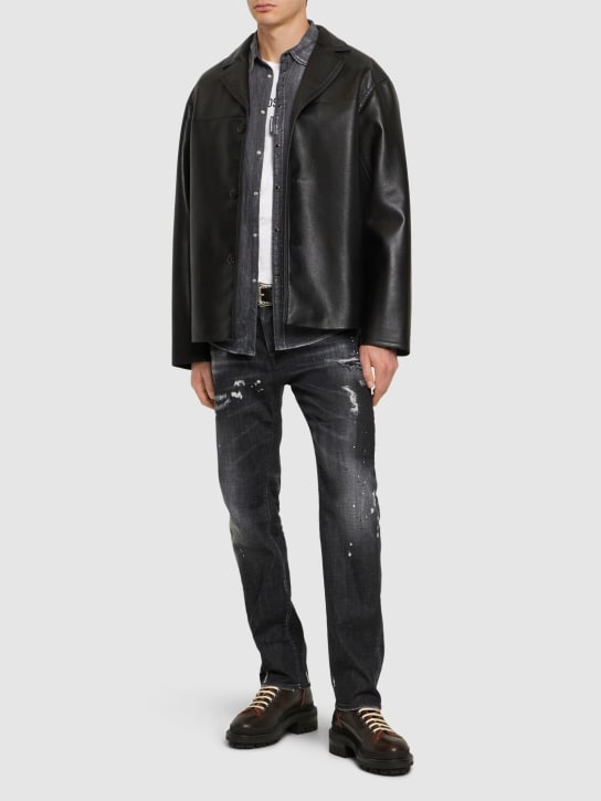 LuisaViaRoma Dsquared2Jeans 642 In Denim Di Cotone Stretch