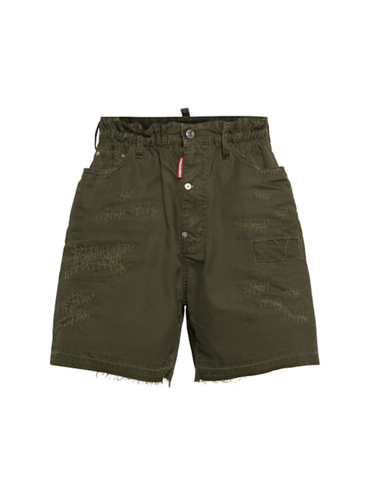 LuisaViaRoma Dsquared2Shorts Big Brother in cotone strappato