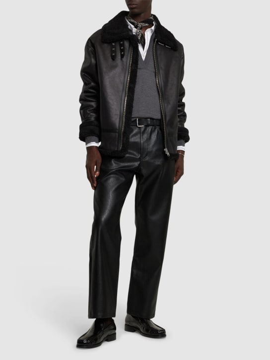 LuisaViaRoma DunstGiacca Unisex Loose Fit In Shearling