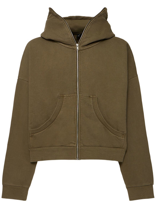 LuisaViaRoma Entire StudiosFelpa in cotone con zip e cappuccio