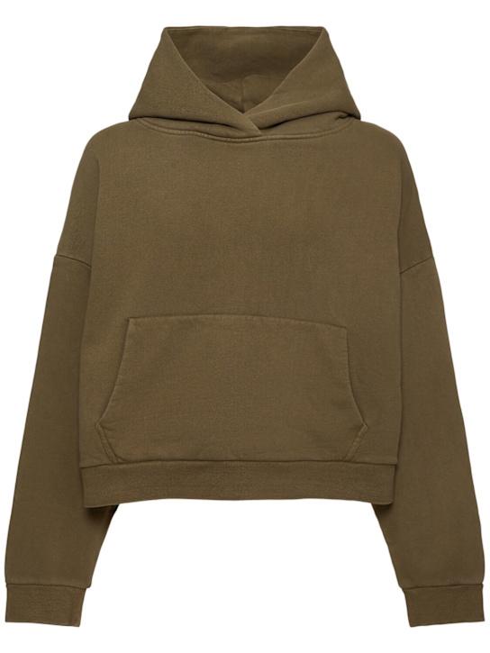 LuisaViaRoma Entire StudiosFelpa in cotone washed con cappuccio