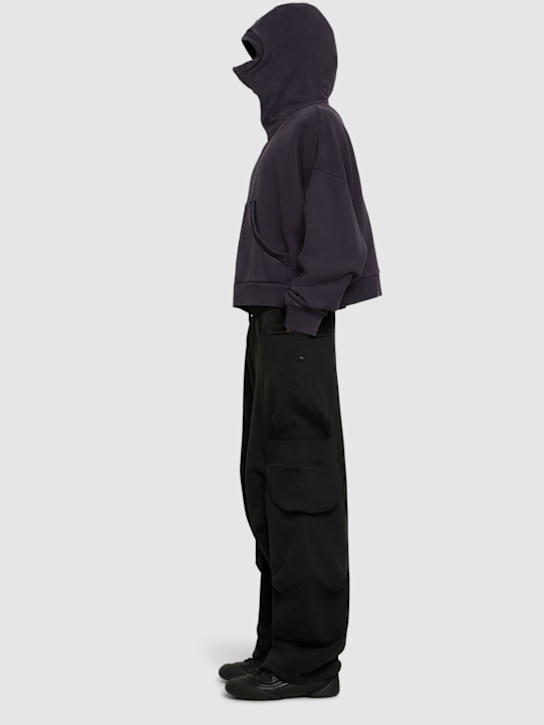 LuisaViaRoma Entire StudiosFelpa In Cotone Washed Con Zip E Cappuccio