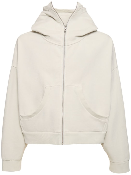 LuisaViaRoma Entire StudiosFelpa in cotone washed con zip e cappuccio