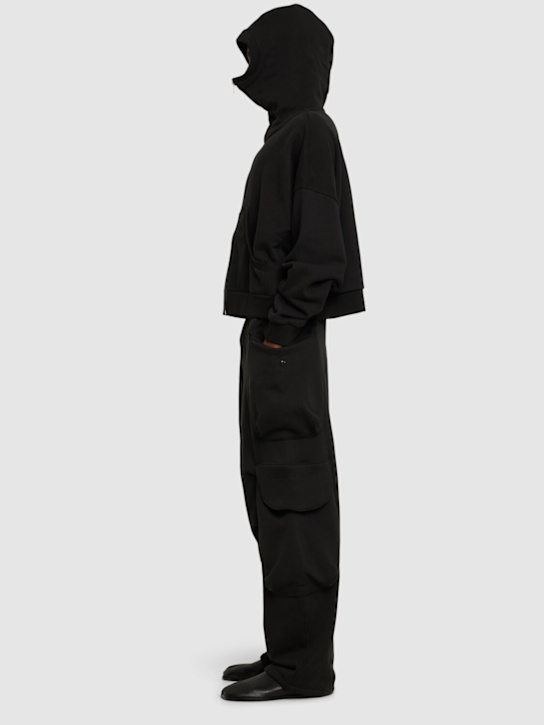 LuisaViaRoma Entire StudiosFelpa In Cotone Washed Con Zip E Cappuccio