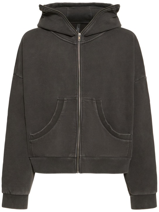 LuisaViaRoma Entire StudiosFelpa in cotone washed con zip e cappuccio