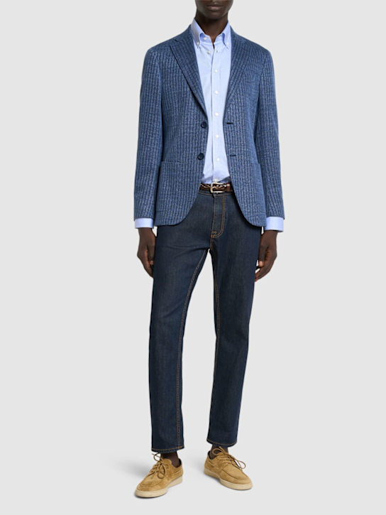 LuisaViaRoma EtroBlazer Roma In Jersey Di Lino E Viscosa