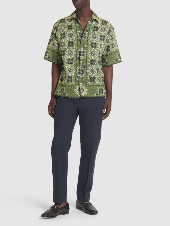 LuisaViaRoma EtroCamicia Boxy Fit In Cotone Stampato