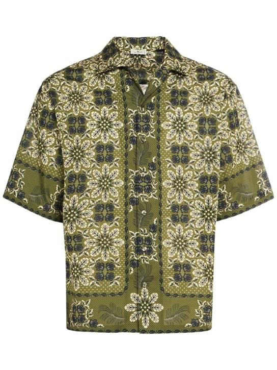 LuisaViaRoma EtroCamicia boxy fit in cotone stampato