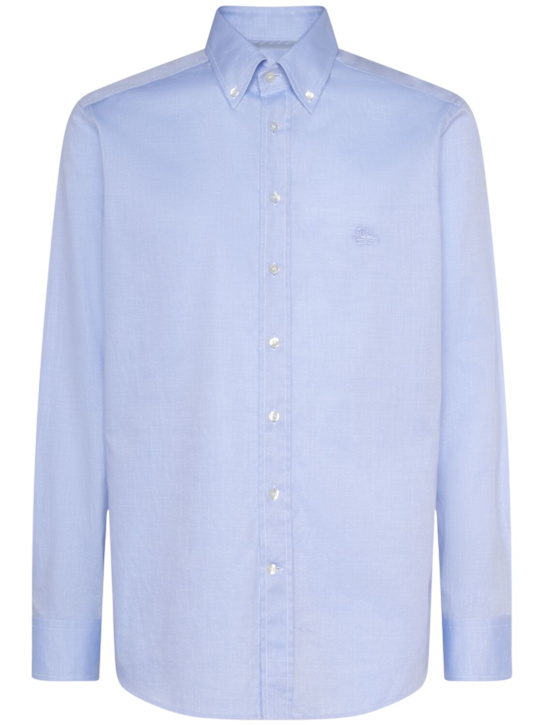 LuisaViaRoma EtroCamicia button down in cotone con logo