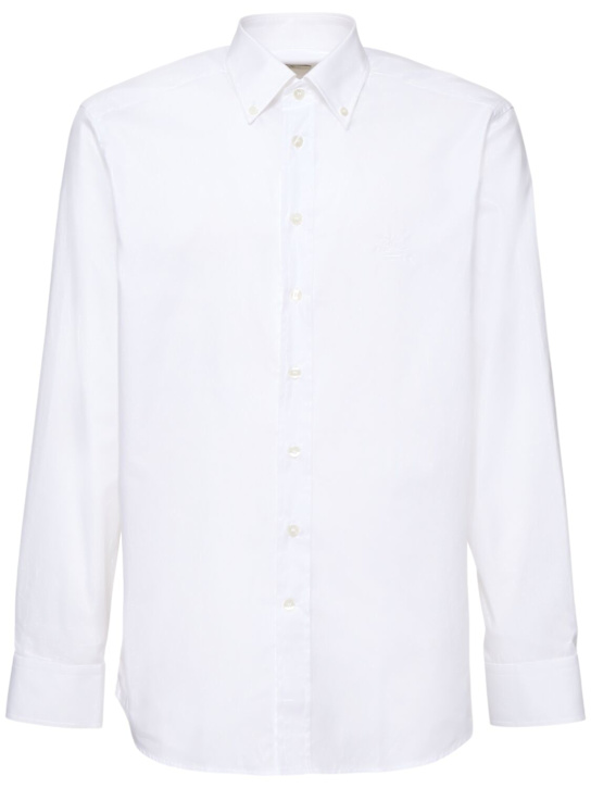 LuisaViaRoma EtroCamicia button down in cotone con logo