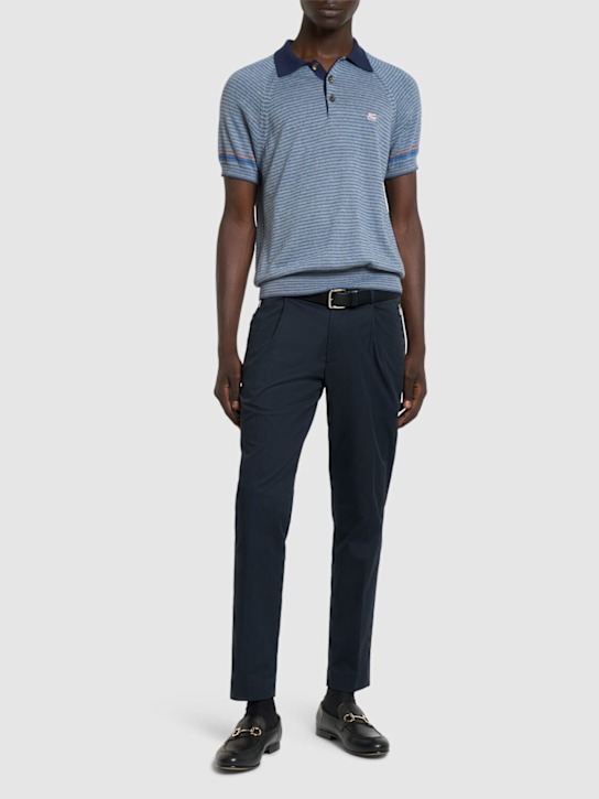 LuisaViaRoma EtroPolo In Maglia Di Cotone E Cashmere