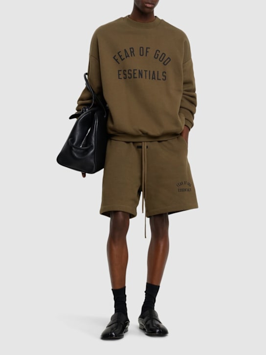 LuisaViaRoma Fear Of God ESSENTIALSFelpa In Misto Cotone