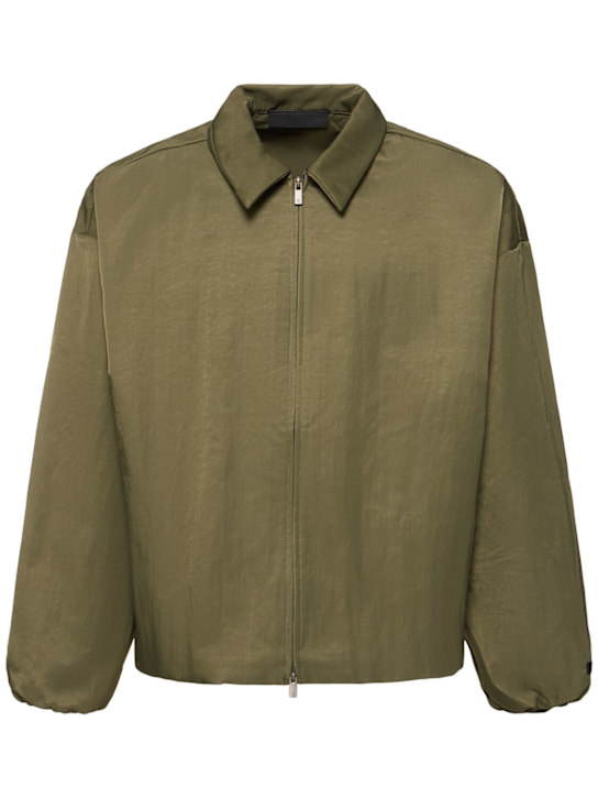 LuisaViaRoma Fear of God ESSENTIALSGiacca trucker in nylon testurizzato