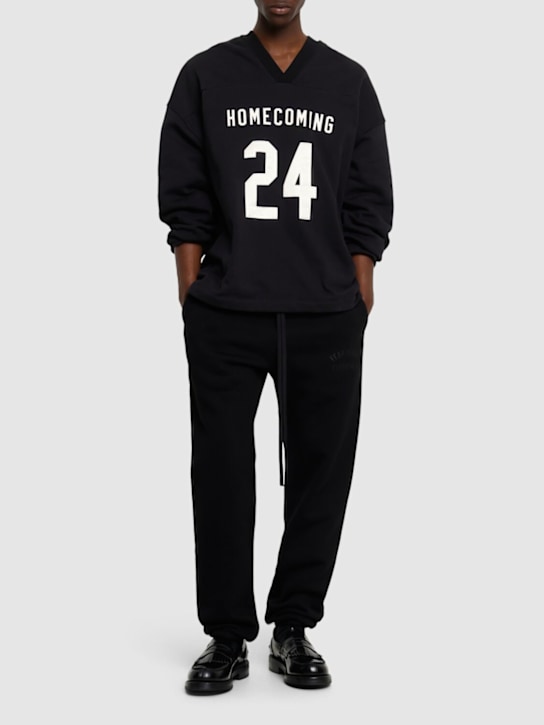 LuisaViaRoma Fear Of God ESSENTIALSPantaloni Essential In Felpa Di Misto Cotone