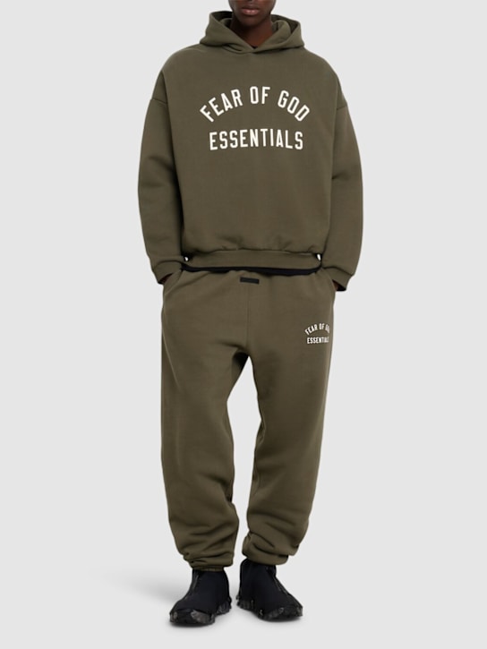 LuisaViaRoma Fear Of God ESSENTIALSPantaloni Essential In Felpa Di Misto Cotone