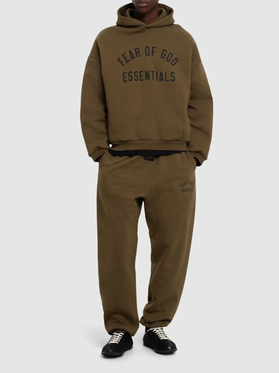 LuisaViaRoma Fear Of God ESSENTIALSPantaloni Essential In Felpa Di Misto Cotone