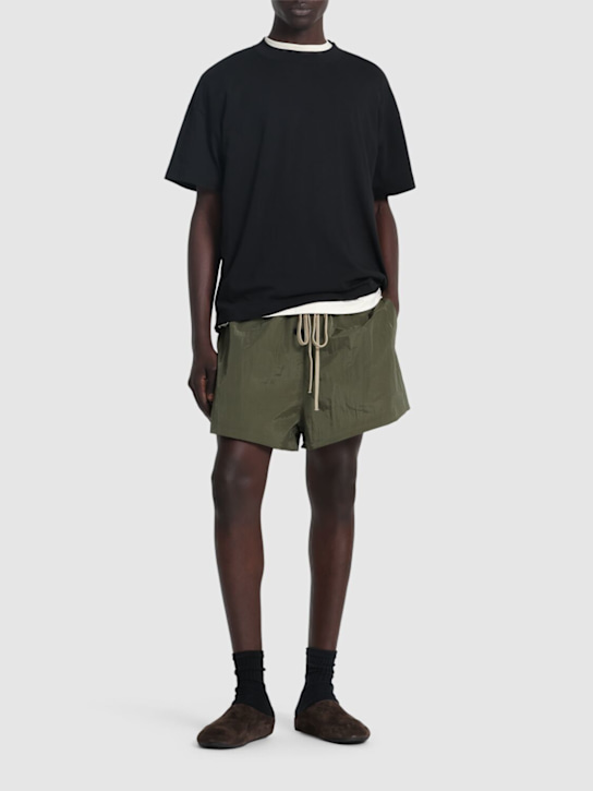 LuisaViaRoma Fear Of God ESSENTIALSShorts Running In Ripstop
