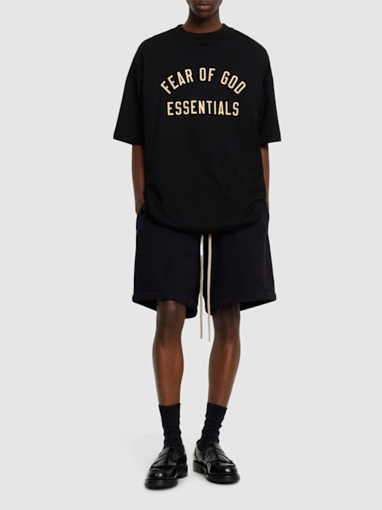 LuisaViaRoma Fear Of God ESSENTIALSShorts Soccer In Cotone Pesante