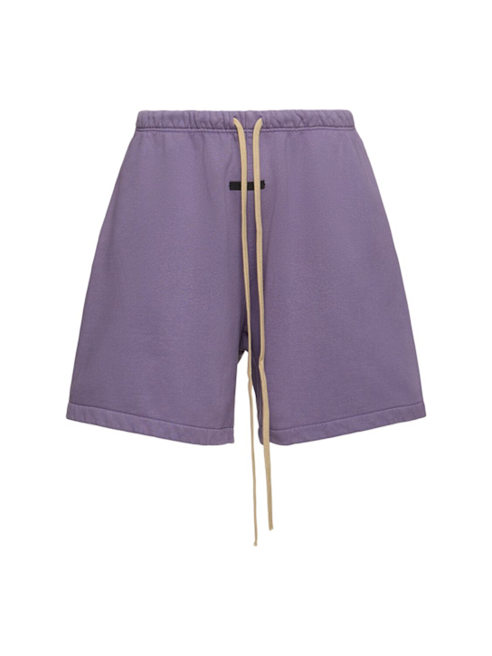 LuisaViaRoma Fear of God ESSENTIALSShorts soccer in cotone pesante