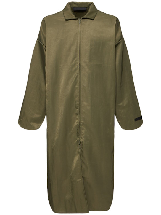 LuisaViaRoma Fear of God ESSENTIALSTrench in nylon testurizzato