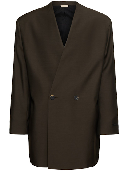 LuisaViaRoma Fear of GodBlazer relaxed fit in lana e seta