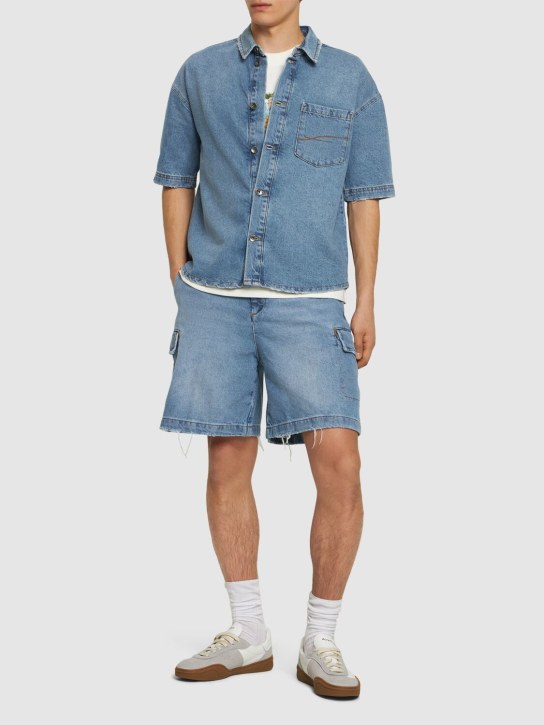 LuisaViaRoma FLÂNEURCamicia A Maniche Corte In Denim