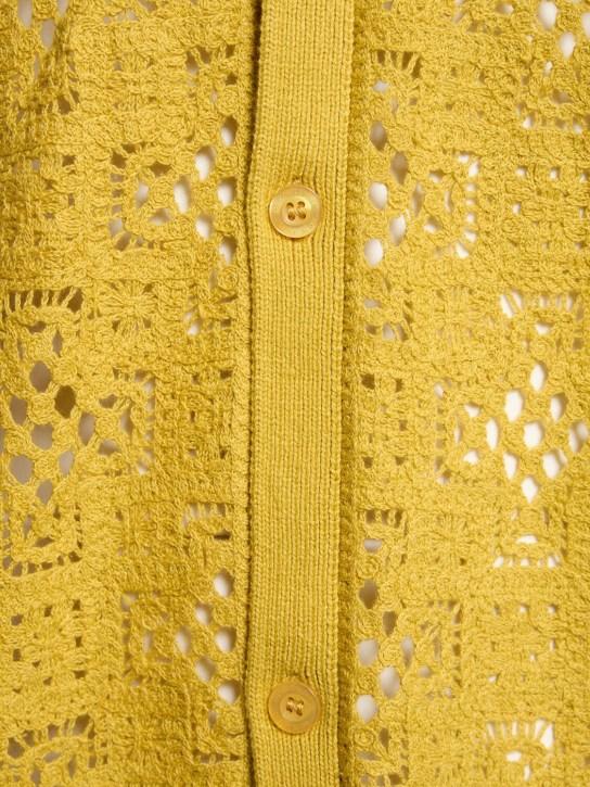 LuisaViaRoma Frescobol CariocaCamicia Raoul Maniche Corte In Cotone Crochet