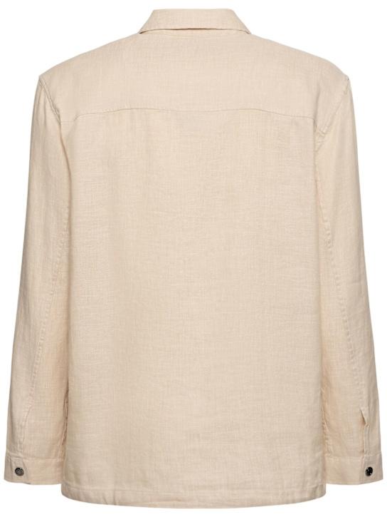 LuisaViaRoma Frescobol CariocaDiego Cotton & Linen Coach Jacket