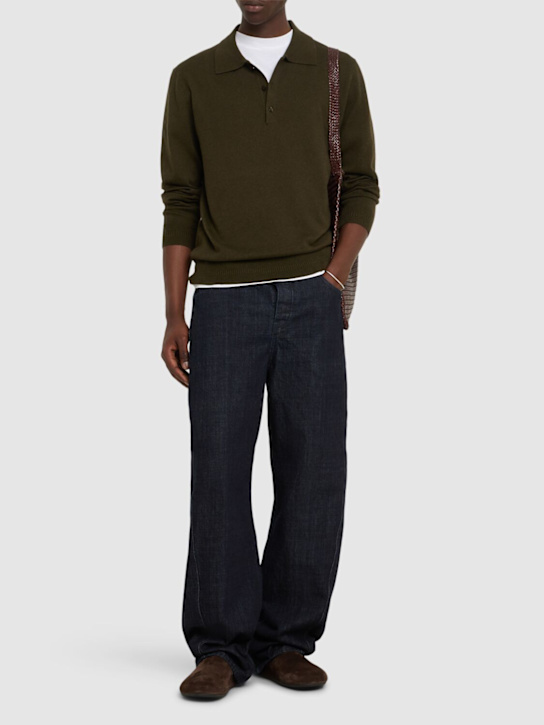 LuisaViaRoma Frescobol CariocaPolo Teo In Misto Cotone Con Bottoni