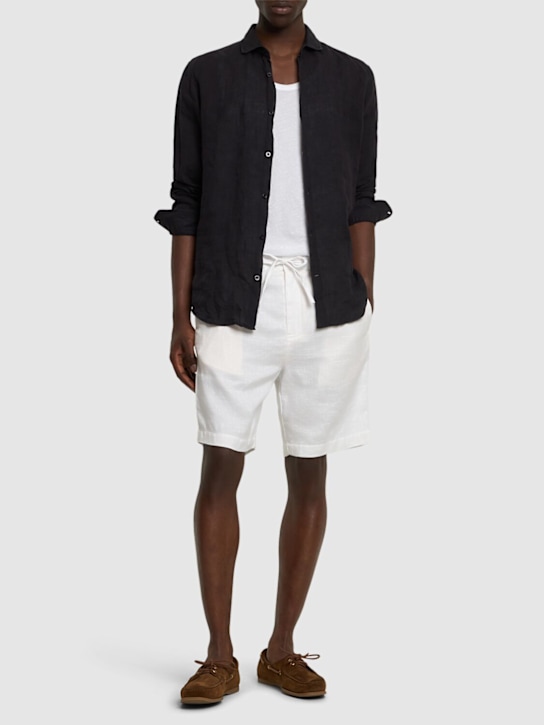 LuisaViaRoma Frescobol CariocaShort Felipe In Lino E Cotone