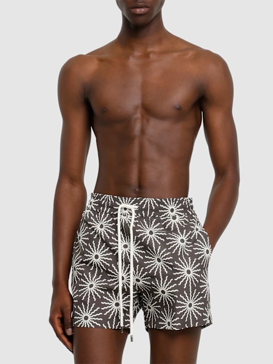 LuisaViaRoma Frescobol CariocaShorts Mare Stampa Rio O Sol