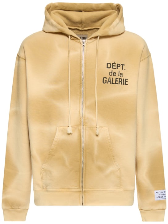 LuisaViaRoma Gallery Dept.Felpa washed con zip e cappuccio
