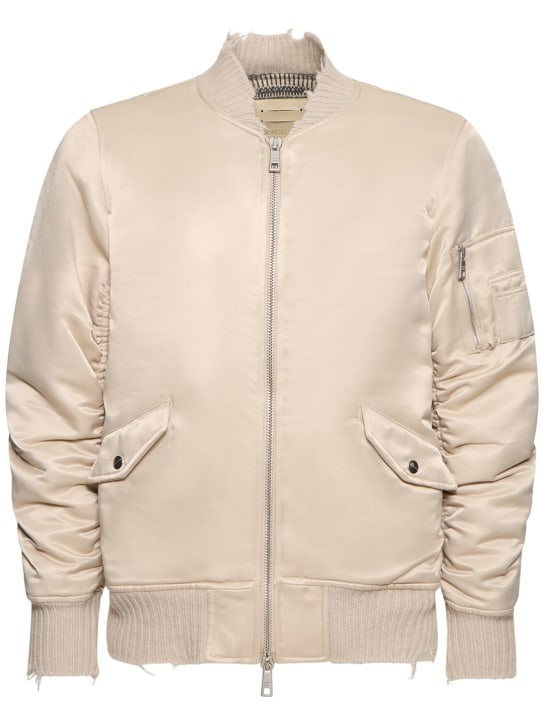 LuisaViaRoma Giorgio BratoBomber in cotone e nylon dyed