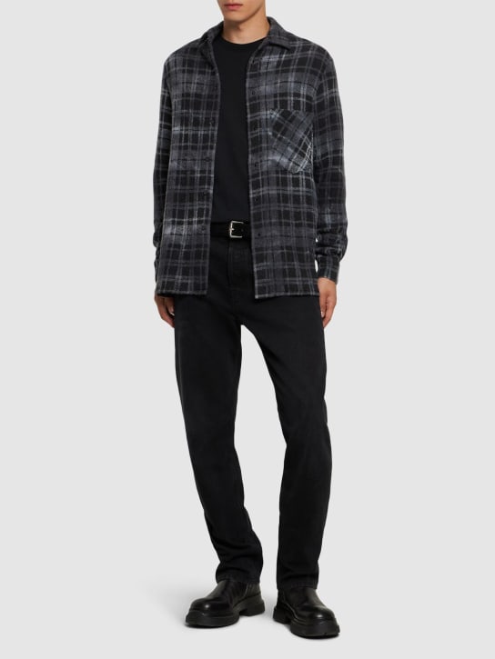 LuisaViaRoma Giorgio BratoCamicia In Misto Cashmere A Quadri