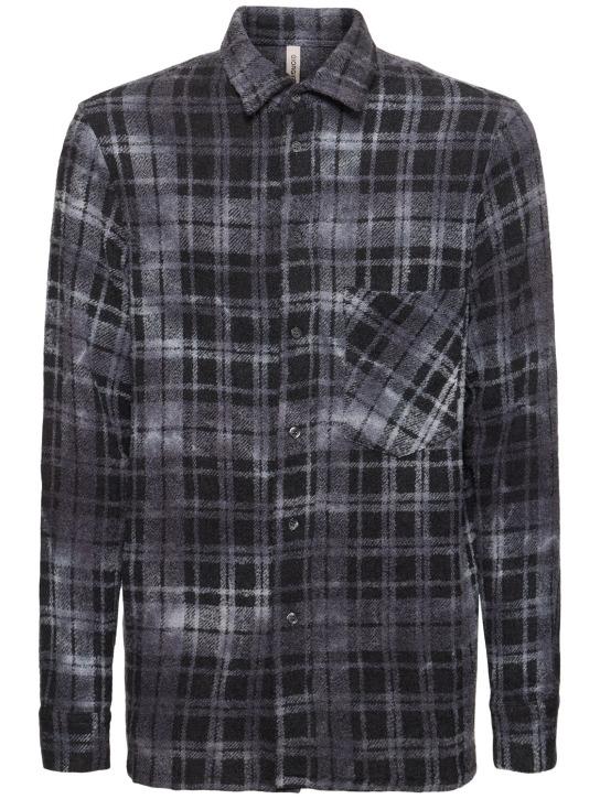 LuisaViaRoma Giorgio BratoCamicia in misto cashmere a quadri