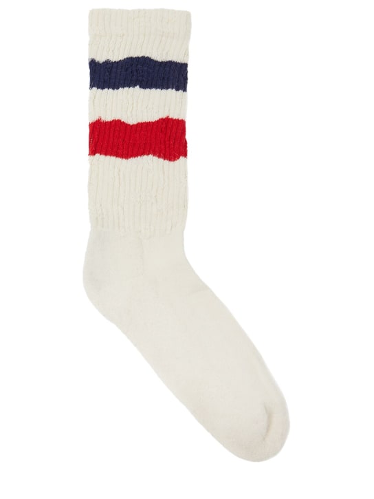 LuisaViaRoma Golden GooseCalzini in misto cotone a costine a righe