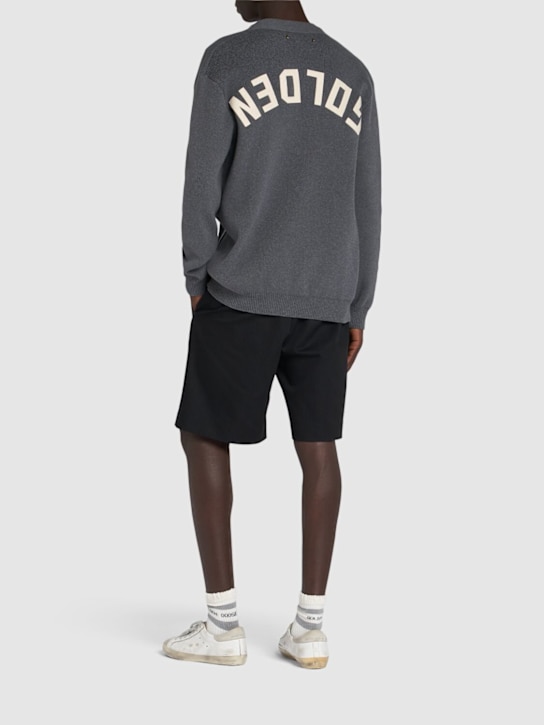 LuisaViaRoma Golden GooseCardigan In Maglia Di Cotone Con Logo